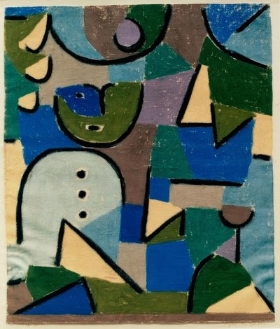 Figura en el jardín de Paul Klee